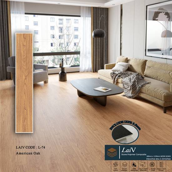 LAIV SPC L74
VINYL LANTAI KAYU