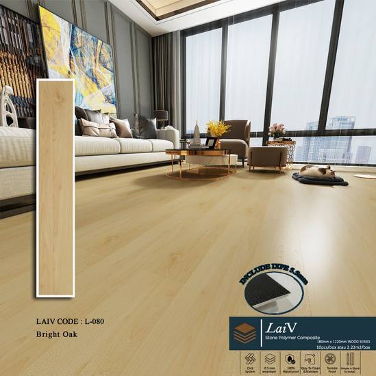 LAIV SPC L80
VINYL LANTAI KAYU