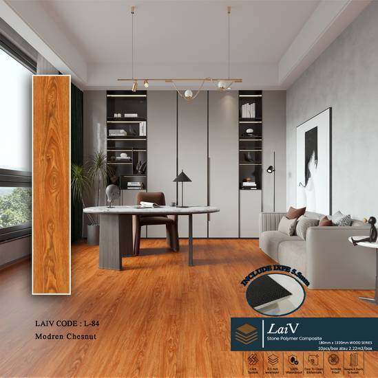 LAIV SPC L84
VINYL LANTAI KAYU